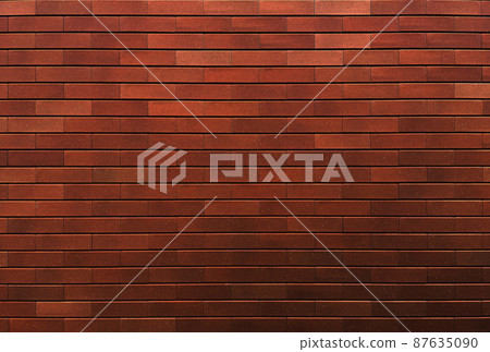 紅褐色磚瓦牆的水平背景圖像 紅褐色磚瓦牆的水平背景圖像 87635090
