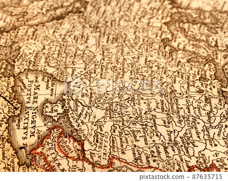 Old map Ukraine and Europe 87635715