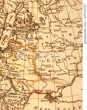 舊地圖：黑海和烏克蘭周邊地區 87635767