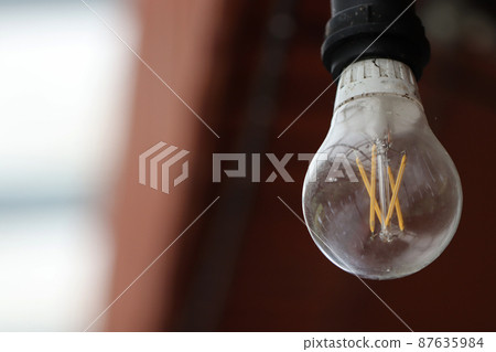 Emo naked light bulb with a Showa era feeling Emo naked light bulb with a Showa era feeling 87635984