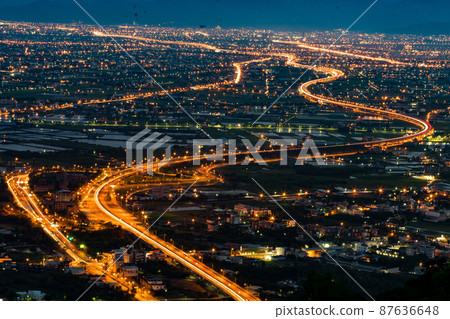 蘭陽平原夜景 87636648