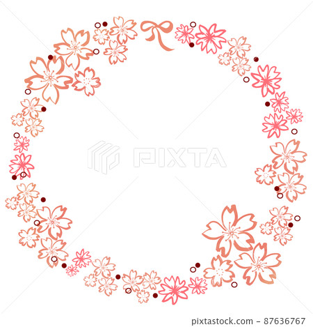Sumi-e Sakura (maru) .n 87636767