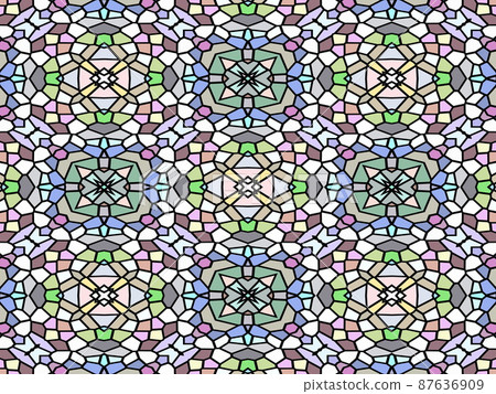 Continuous geometric pattern 87636909