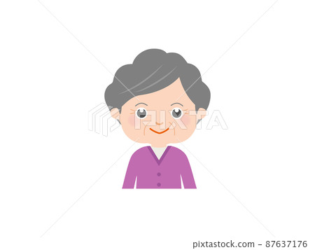 微笑的高級女士上身 87637176