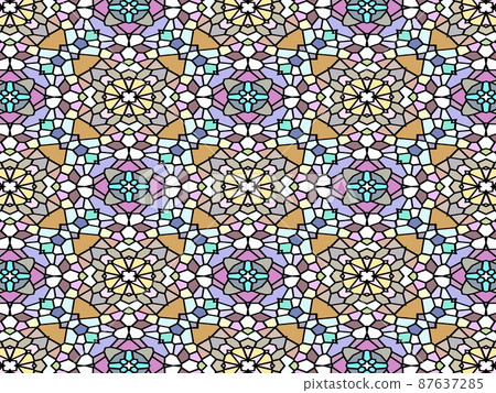 Continuous geometric pattern - Stock Illustration [87637285] - PIXTA