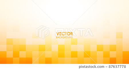 橙色瓷磚背景矢量素材 87637778