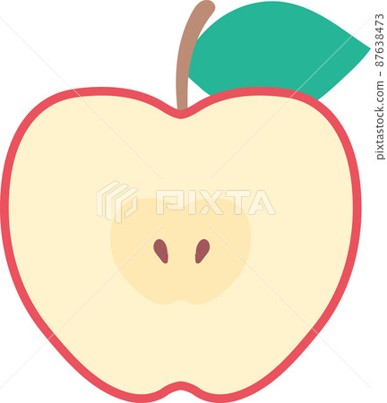 蘋果的橫截面 87638473