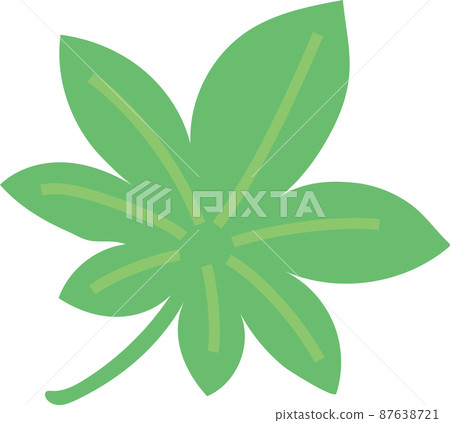 Autumn leaves _ green 87638721