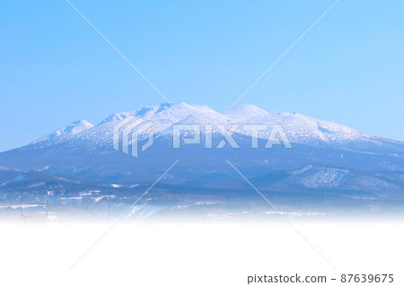 Hakkoda Mountains seen from Aomori City Hakkoda Mountains seen from Aomori City 87639675