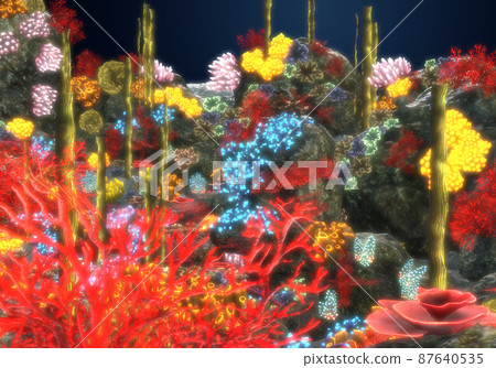 Sea anemone 87640535