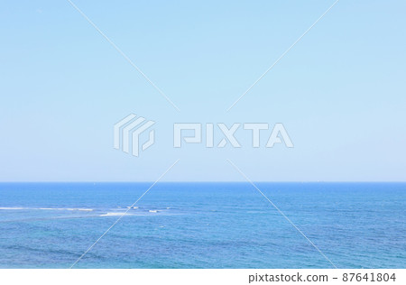 Early March Afternoon Sea Hitachi City, Ibaraki Prefecture 87641804