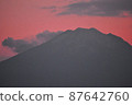 櫻島和錦江灣黃昏的噴發 87642760