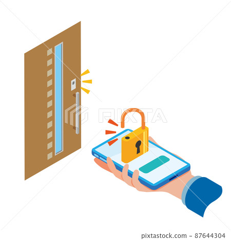 Image illustration of smart lock Image illustration of smart lock 87644304