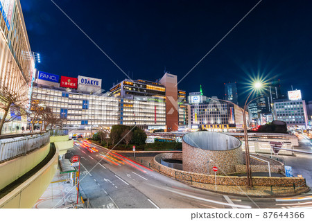 Shinjuku Station West Exit night view 87644366