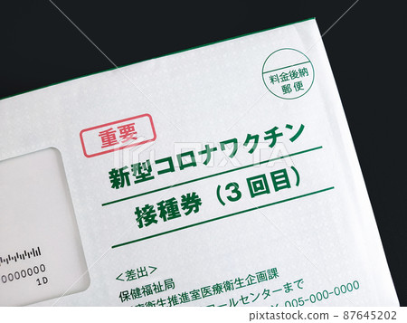 第三張新冠疫苗接種票 87645202