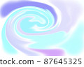 Blue marbling texture background illustration 87645325