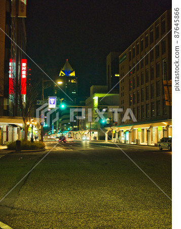 Niigata City NEXT21 Light Up Ukraine Flag 87645866