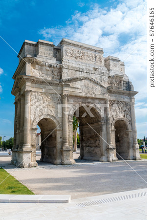 The Triumphal Arch of Orange, France. 87646165