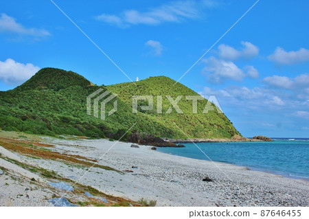 伊赫亞島庫巴山和庫馬亞海岸 87646455
