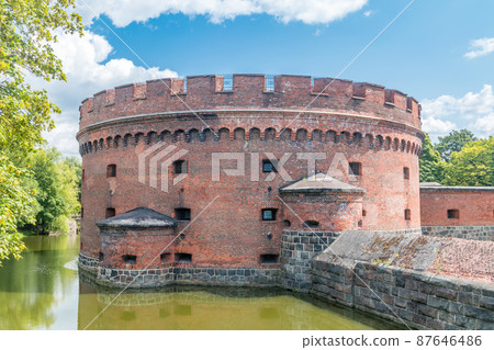 Amber Museum at Fortification bastion tower Der Dohna turm in Kaliningrad, Russia. Amber Museum at Fortification bastion tower Der Dohna turm in Kaliningrad, Russia. 87646486
