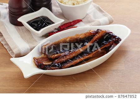 Roasted eel in unagi sause 87647852