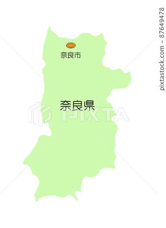 日本近畿地區地圖 奈良縣 無影綠 87649478