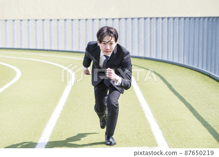 Business man business image suit men start line business style image material 87650219