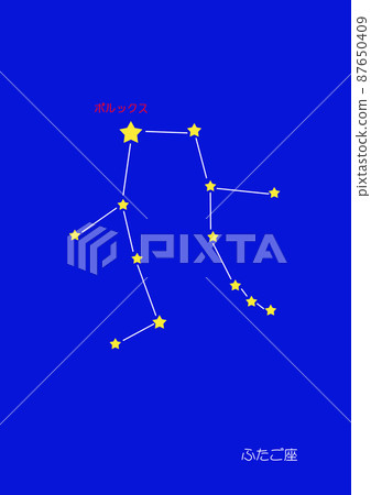 Gemini, Zodiac constellation, first-class star Volx display 87650409