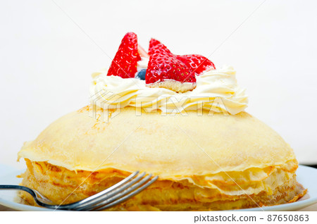 crepe pancake cake crepe pancake cake 87650863