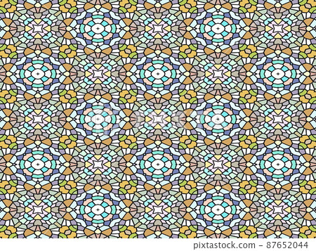 Continuous geometric pattern 87652044
