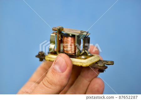 Copper coil switch in the hands of a master Copper coil switch in the hands of a master 87652287
