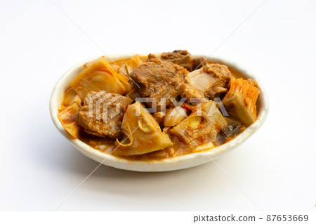 Young Jackfruit Curry with Pork Ribs Young Jackfruit Curry with Pork Ribs 87653669