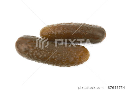 Marinated cucumber isolated 87653754