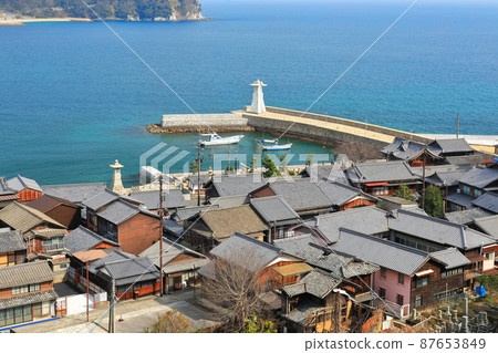 [廣島縣]從俯瞰歷史的山丘上看到的御手洗街景保護區（飛島街道） 87653849