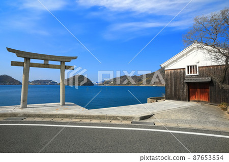 [廣島縣]飛島街道和御手洗街景保護區（惠美壽神社鳥居） 87653854