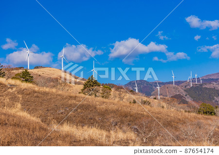 （靜岡縣）細野高原燒後的冬天 87654174