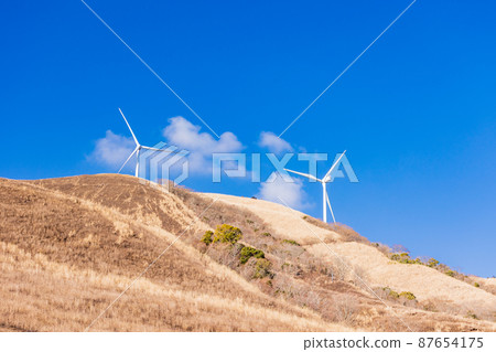 （靜岡縣）細野高原燒後的冬天 87654175