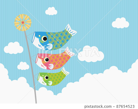 鯉魚旗背景素材 鯉魚旗背景素材 87654523