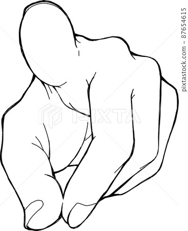 用手指指點（前） 87654615