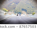 交通圖像 車輛之間的距離 87657503
