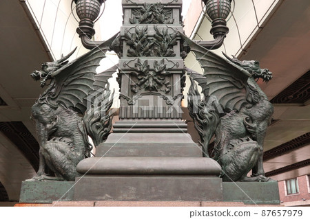 Nihonbashi Kirin statue Nihonbashi Kirin statue 87657979