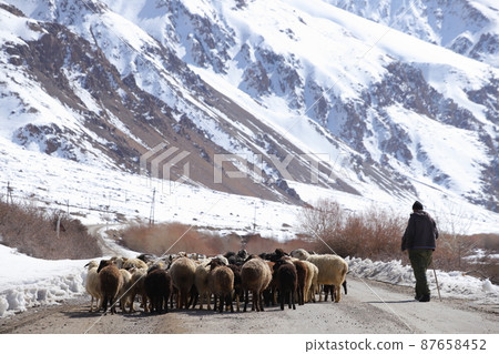 帕米爾山脈 冬天 87658452