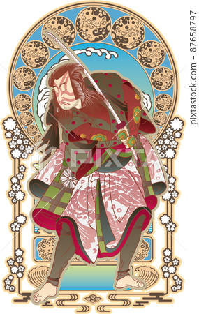 浮世繪歌舞伎演員 No.69 日式哥特版 浮世繪歌舞伎演員 No.69 日式哥特版 87658797