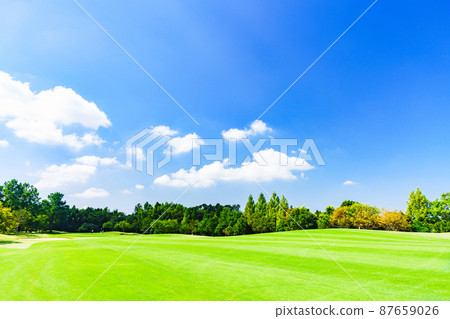 Golf course Golf course Nature scenery [Image of golf] 87659026