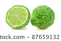 bergamot isolated on whtie background 87659132