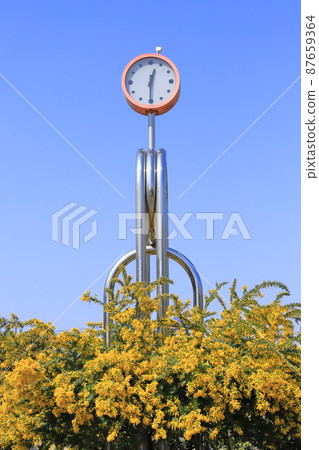 Clock near the service center of Higashi-Ayase Park 87659364