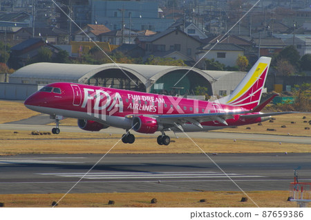FDA Embraer ERJ-175 降落在名古屋機場 87659386