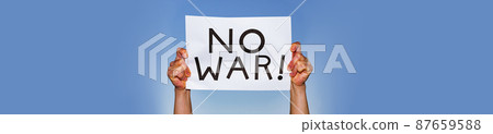 NO WAR Opposition to War [Image of Anti-War] 87659588
