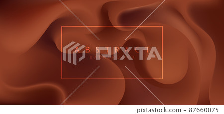 Brown fabric textile wrinkles folds or liquid background and texture luxury style Brown fabric textile wrinkles folds or liquid background and texture luxury style 87660075