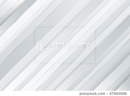 Abstract background white and gray diagonal layer stripes pattern with silver lines decoration luxury style Abstract background white and gray diagonal layer stripes pattern with silver lines decoration luxury style 87660086